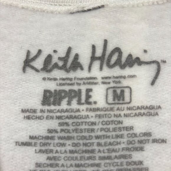 Keith Haring The Paris Review 1988 Art Crewneck Sweater M - Picture 4 of 4